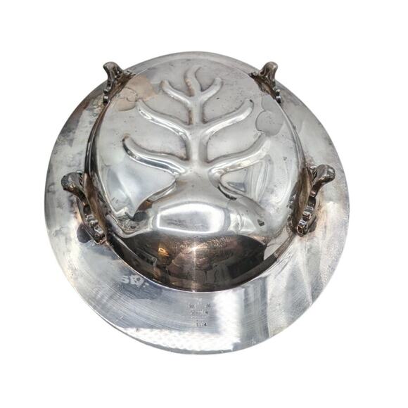 Vintage/Antique King Richard Silver Plate Large Heavy Footed Meat Platter - Picture 6 of 6